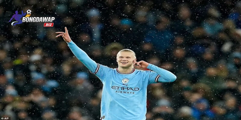 Chiếc giày vàng thuộc về Erling Haaland trở thành điều chắc chắn.